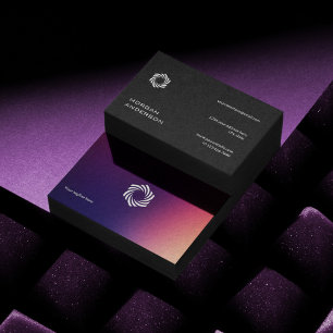スタイリッシュなモダングラデーションオンブレプロフェッショナル 名刺