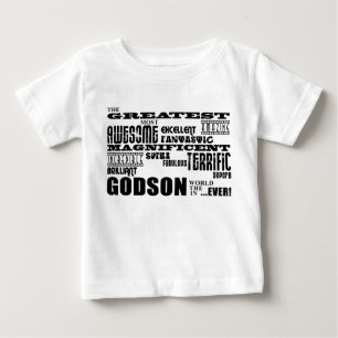 スタイリッシュなモダン及びおもしろいのGodsons: すばらしいGodson ベビーTシャツ