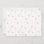 スタイリッシュなモダン50歳、60歳の誕生日パーティー 招待状 (裏面)