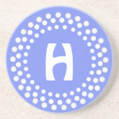 スタイリッシュなモノグラムの石のコースター コースター (正面)