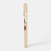 スタイリッシュなヴィンテージ菊 iPhone 16ケース (左側面)