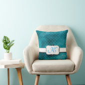 スタイリッシュな人魚のスケールのモノグラムのな枕 クッション (椅子)