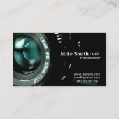 スタイリッシュな写真撮影の倍のサイドビジネスカード 名刺 (裏面)