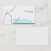 スタイリッシュな原稿のボディビルの名刺 名刺 (正面/裏面)