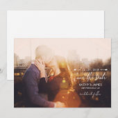 スタイリッシュな原稿及び矢の完全な写真の保存日付 セーブザデート (正面/裏面)