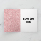 スタイリッシュな名入れ新生活お祝いカード カード (内部)