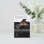 スタイリッシュな名刺-万能"ピアノI " 名刺 (スタンド正面)