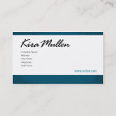 スタイリッシュな名刺(万能) - "Avion " 名刺 (裏面)