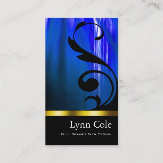 スタイリッシュな名刺(万能) - "Lumina " 名刺 (正面)