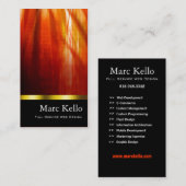 スタイリッシュな名刺(万能) - "Lumina 2" 名刺 (正面/裏面)