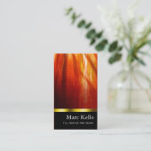 スタイリッシュな名刺(万能) - "Lumina 2" 名刺 (スタンド正面)