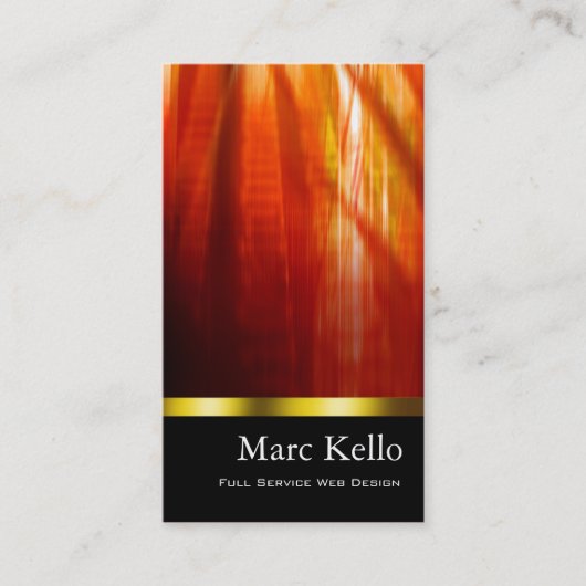 スタイリッシュな名刺(万能) - "Lumina 2" 名刺 (正面)