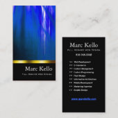 スタイリッシュな名刺(万能) - "Lumina 2" 名刺 (正面/裏面)