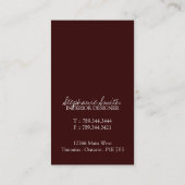 スタイリッシュな名刺 名刺 (裏面)