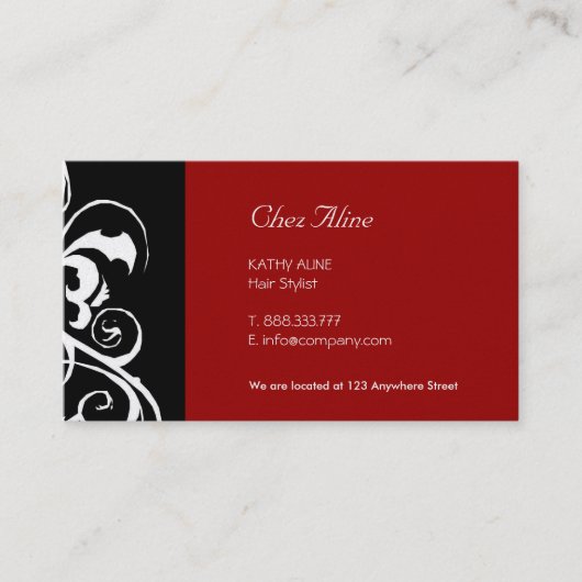 スタイリッシュな名刺 名刺 (正面)