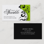 スタイリッシュな名刺 名刺 (正面/裏面)