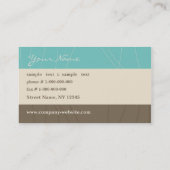スタイリッシュな名刺 名刺 (裏面)
