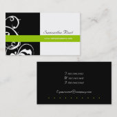 スタイリッシュな名刺 名刺 (正面/裏面)