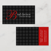 スタイリッシュな名刺 名刺 (正面/裏面)