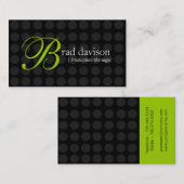 スタイリッシュな名刺 名刺 (正面/裏面)