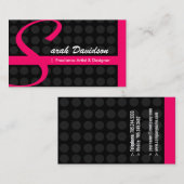 スタイリッシュな名刺 名刺 (正面/裏面)