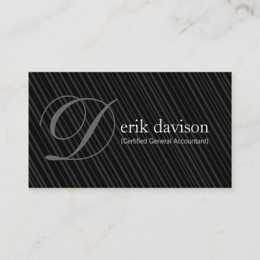 スタイリッシュな名刺 名刺 (正面)