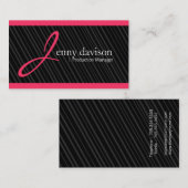 スタイリッシュな名刺 名刺 (正面/裏面)