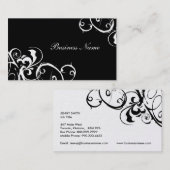 スタイリッシュな名刺 名刺 (正面/裏面)