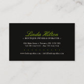 スタイリッシュな名刺 名刺 (裏面)