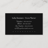 スタイリッシュな名刺 名刺 (裏面)