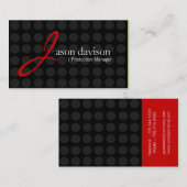 スタイリッシュな名刺 名刺 (正面/裏面)