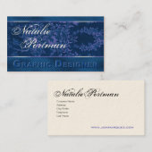 スタイリッシュな名刺(芸術家) "ルネサンス" 名刺 (正面/裏面)