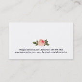 スタイリッシュな家の足場の名刺 名刺 (裏面)