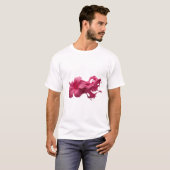 スタイリッシュな抽象的な花のWearable Tシャツ (正面フル)