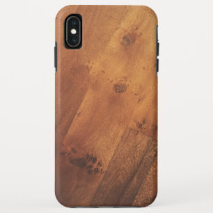 スタイリッシュな木製の穀物のWoodgrainの木製の一見 iPhone XS Maxケース