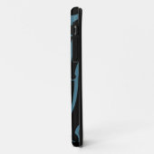スタイリッシュな波とともに泳ぐトリカラーシャイナー Case-Mate iPhoneケース (裏面/左)