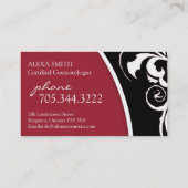 スタイリッシュな渦巻:: 名刺 (裏面)