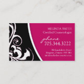 スタイリッシュな渦巻:: 名刺 (裏面)