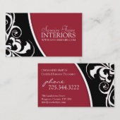 スタイリッシュな渦巻:: 名刺 (正面/裏面)