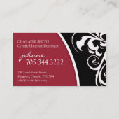 スタイリッシュな渦巻:: 名刺 (裏面)