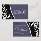 スタイリッシュな渦巻:: 名刺 (正面/裏面)