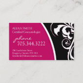 スタイリッシュな渦巻:: 名刺 (裏面)