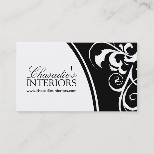 スタイリッシュな渦巻:: 名刺 (正面)