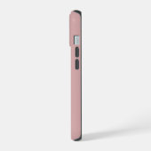 スタイリッシュな無地のカスタマイズ可能な保護カバー iPhone 15ケース (左側面)