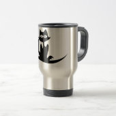 スタイリッシュな猫のタンブラー トラベルマグ (正面右)