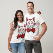 スタイリッシュな猫 Tシャツ (ユニセックス)
