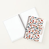 スタイリッシュな現代の抽象的なテラゾパターン ノートブック (内部)