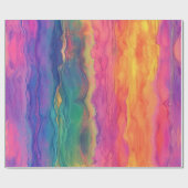 スタイリッシュな現代アートのスパークリングベイビーシャー ラッピングペーパー (フラット)