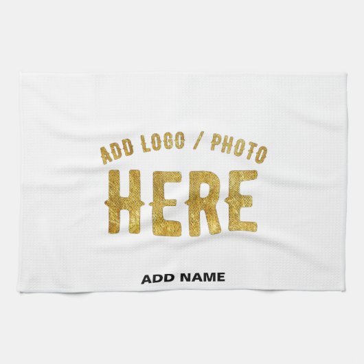 スタイリッシュな現代風 カスタマイズ可能な 白 検証済み ブランド キッチンタオル (横)