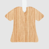 スタイリッシュな白い尾シカの木びき台の頭部ライト木穀物 オーナメント (裏面)